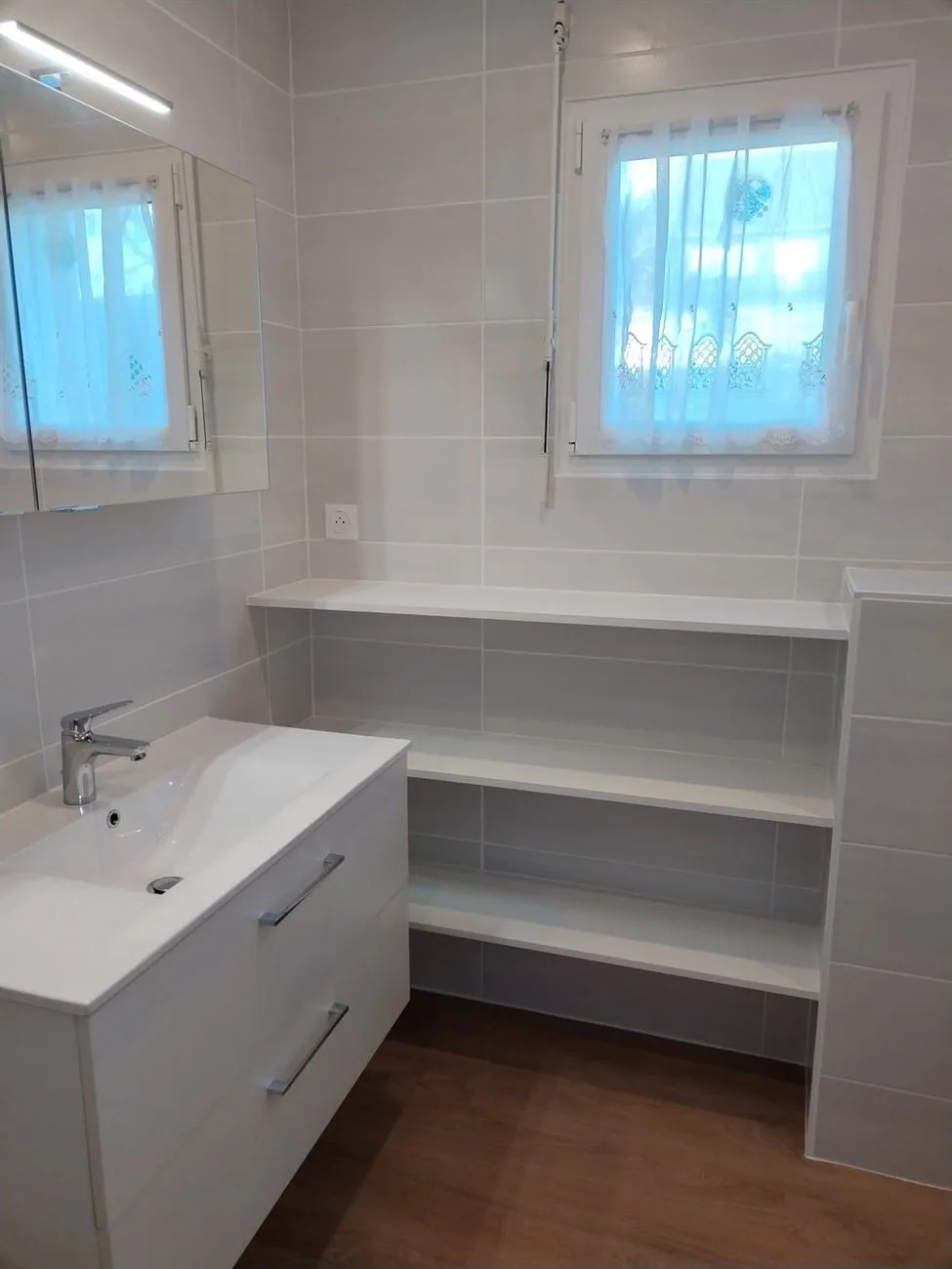 Salle d'eau à Crozon (2025), après travaux