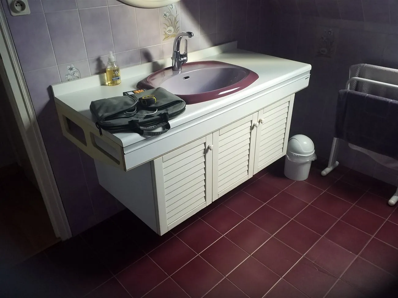 Salle de bain à Plomodiern (2023), avant travaux