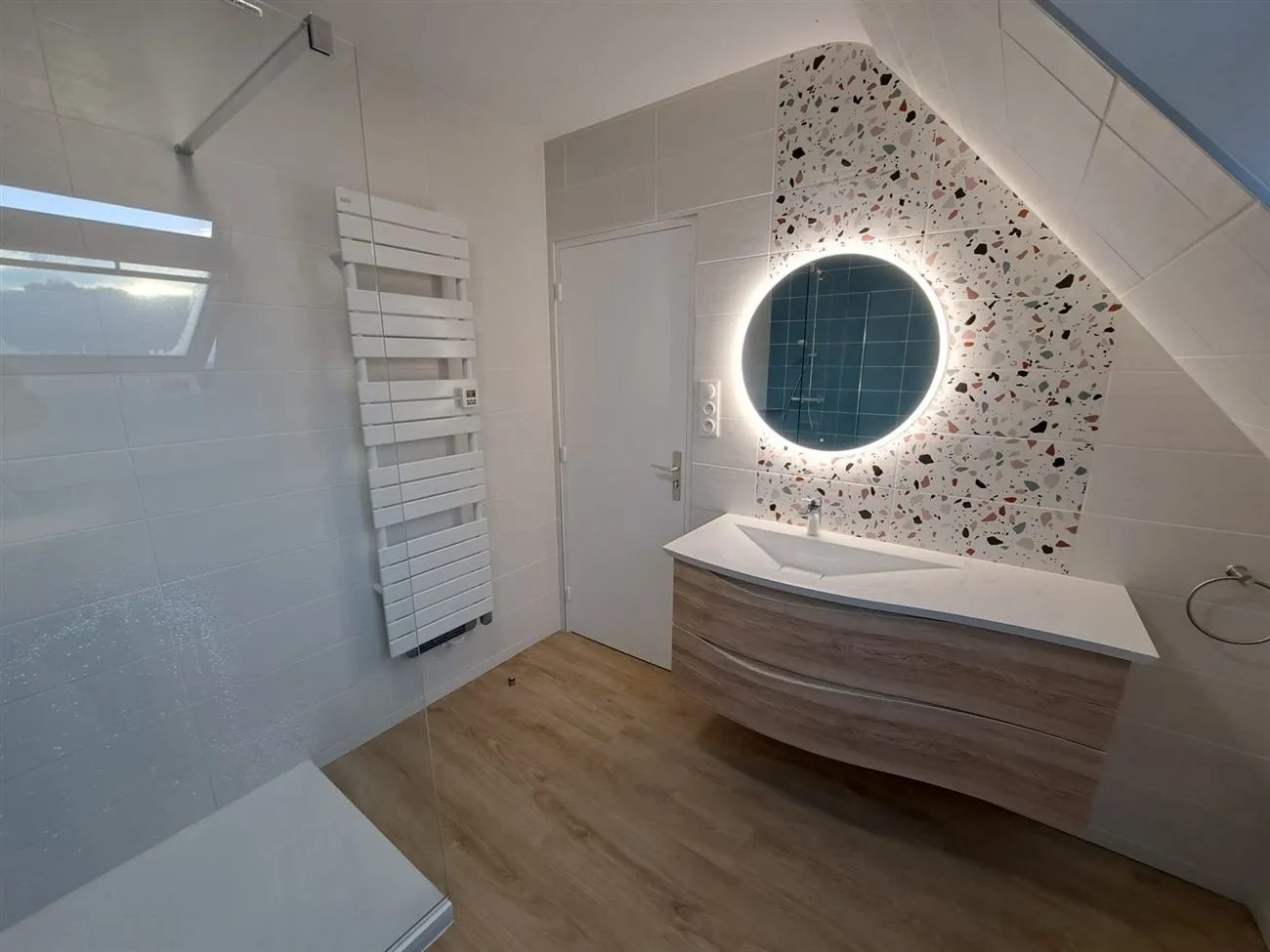 Salle de bain à Plomodiern (2023), après travaux
