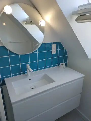 Salle d'eau à Crozon (2024), après travaux