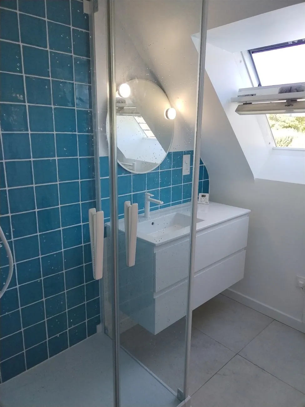 Salle d'eau à Crozon (2024), après travaux