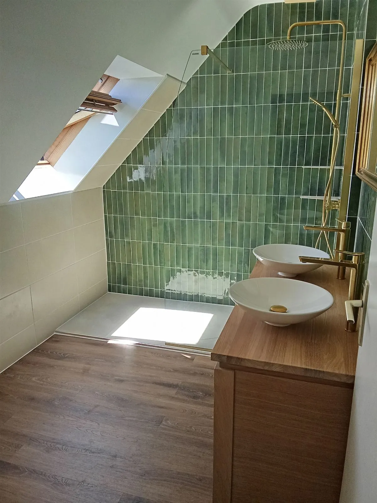 Salle d'eau à Crozon (2025), après travaux
