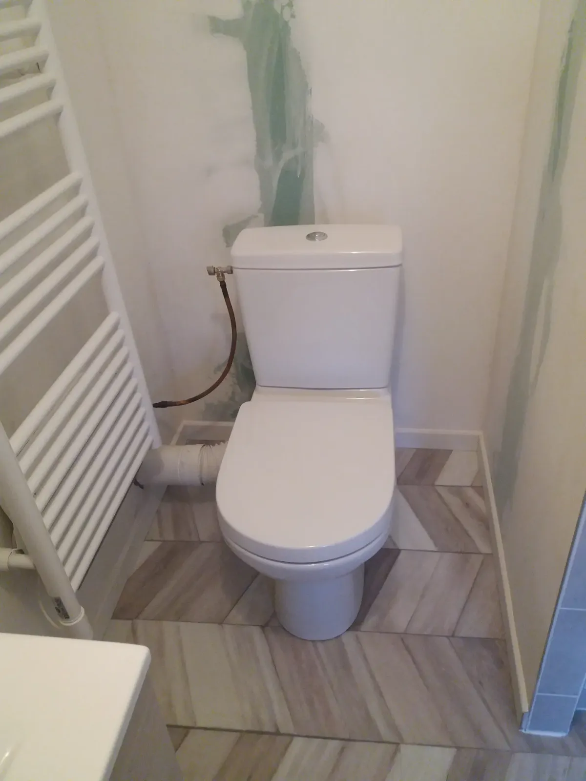 Salle d'eau. à Quimper (2019), après travaux