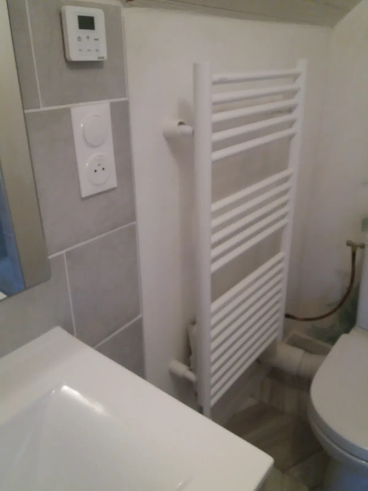 Salle d'eau. à Quimper (2019), après travaux