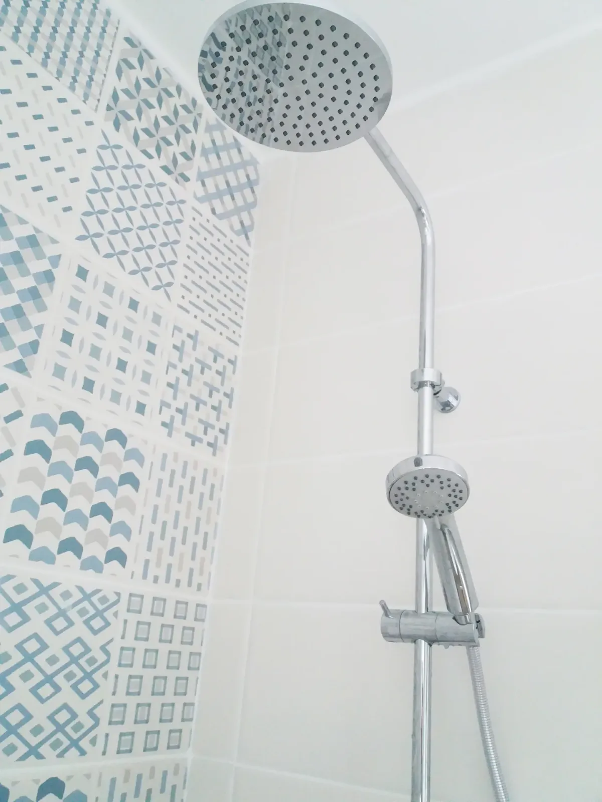 Mini salle d'eau. à Beg Meil (2018), après travaux